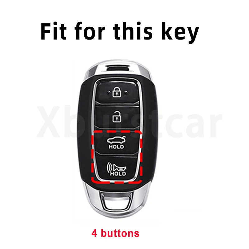 Funda llave Hyundai Palisade y Kona 4 botones - imagen 2