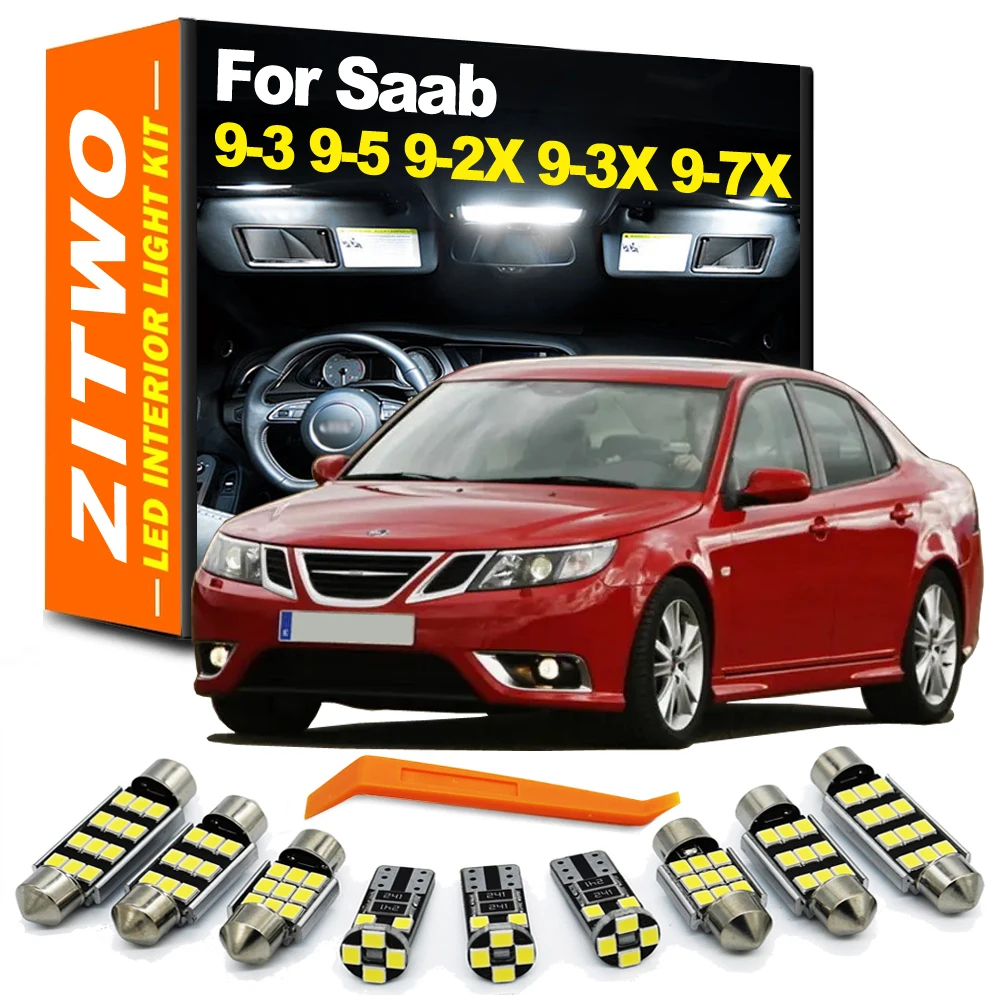 ZITWO Kit LED interior sin errores para Saab 9-3 y 9-5