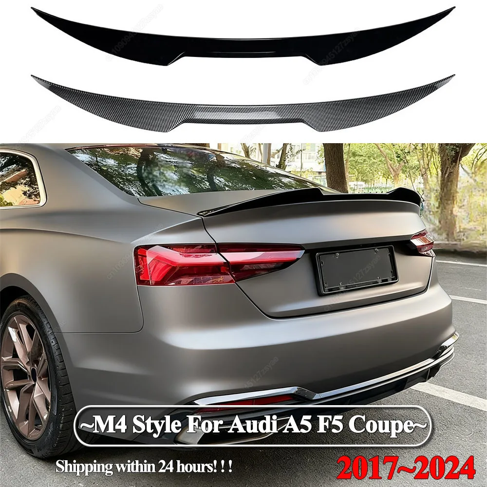 Kit de alerones de techo y maletero estilo M4 para Audi A5 F5 Coupé