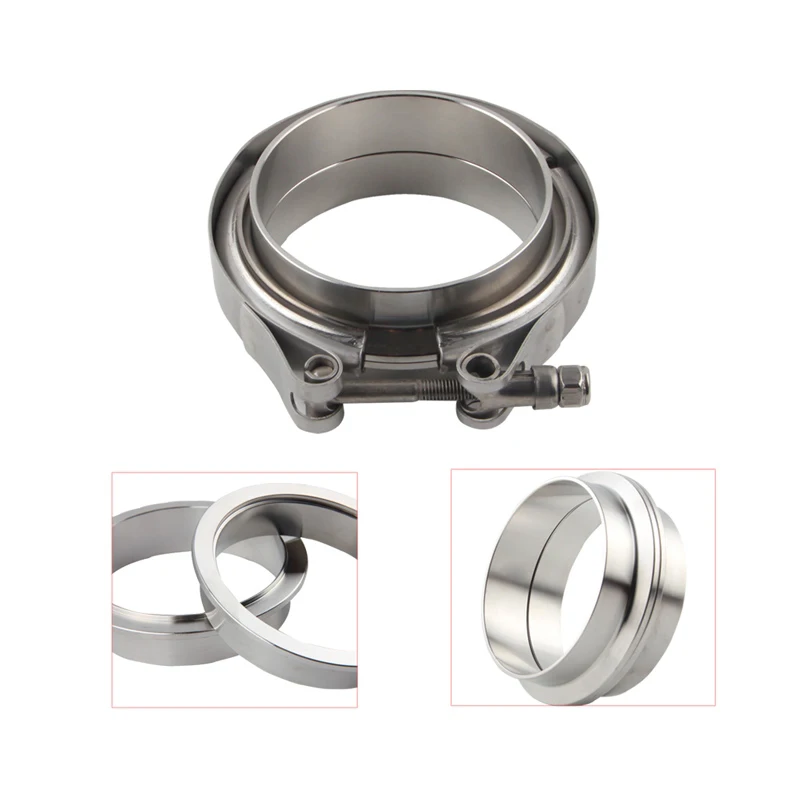 Brida macho y hembra V-Band de acero inoxidable