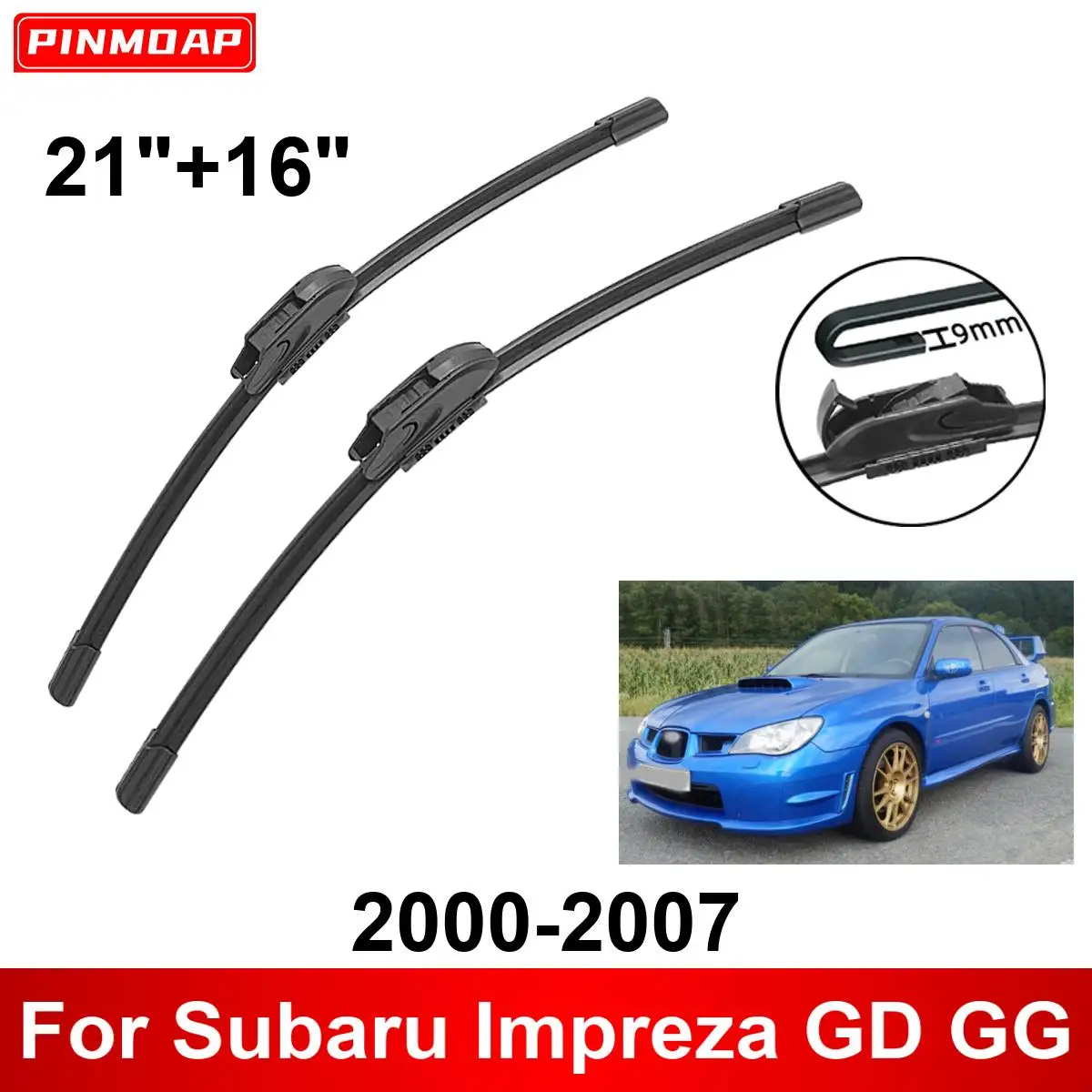 Juego de escobillas limpiaparabrisas Subaru Impreza GD/GG 2000-2007