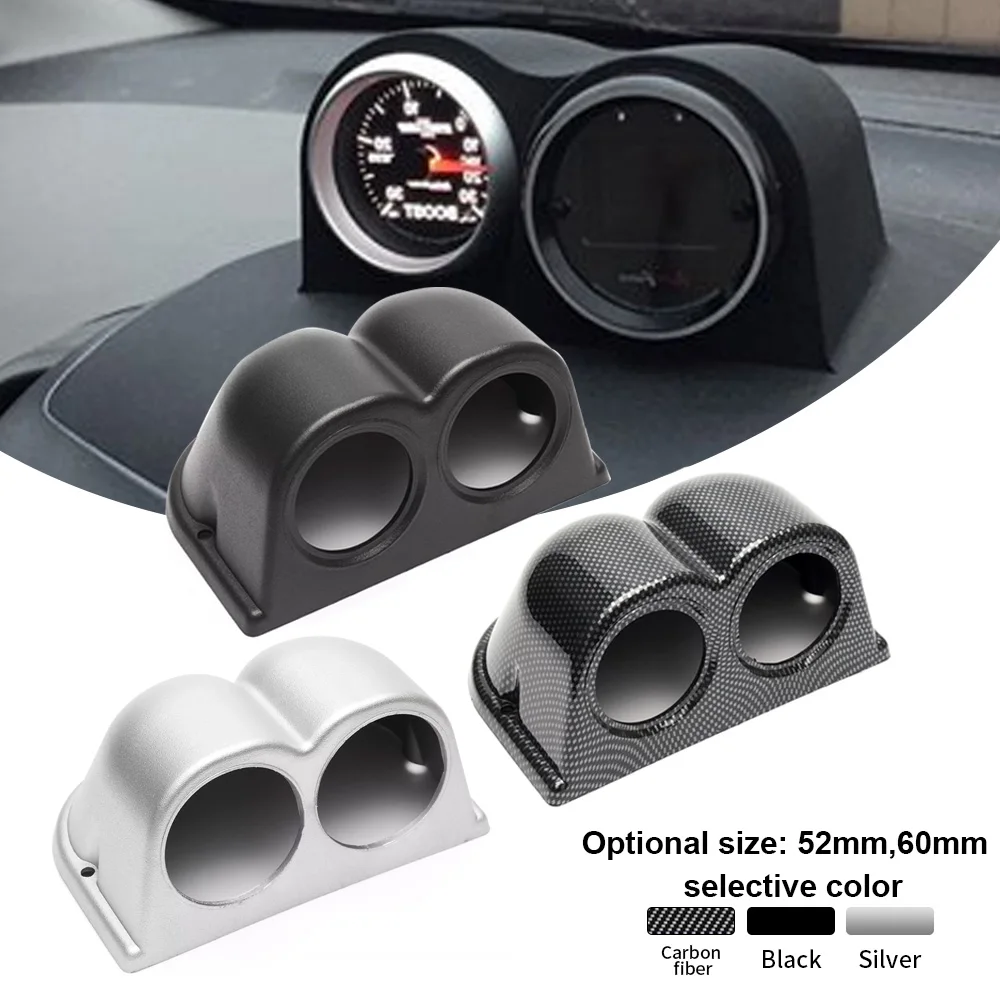 52mm 60mm Universal 2 orificios Enkel Dubbel Triple Auto Gauge Houder Gauge Pod para enlaces Rechts Drive