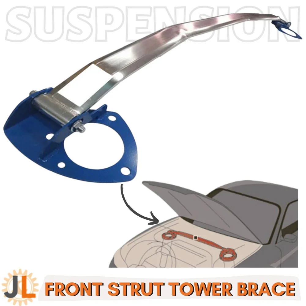 Barra de torretas delantera para Mazda 3 BK (2003-2009)
