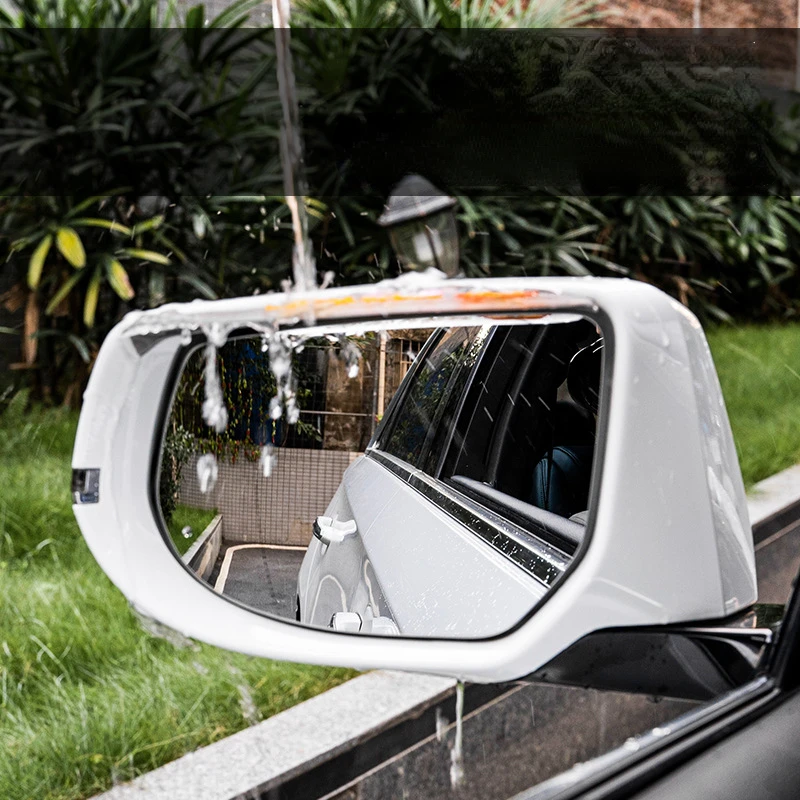 Parasol ceja espejo retrovisor para coche antilluvia fibra de carbono - imagen 3