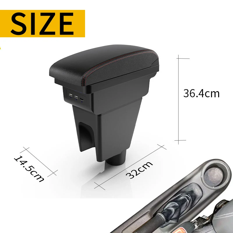 Caja reposabrazos Chevrolet Spark 3 Aveo T200 – Accesorio interior - imagen 2