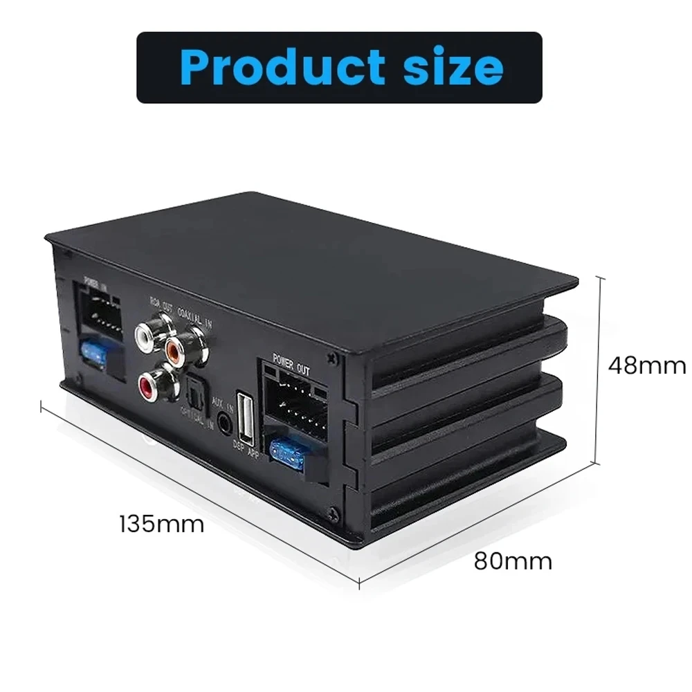 Amplificador DSP para coche TDA7851 con entrada óptica y Android - imagen 4