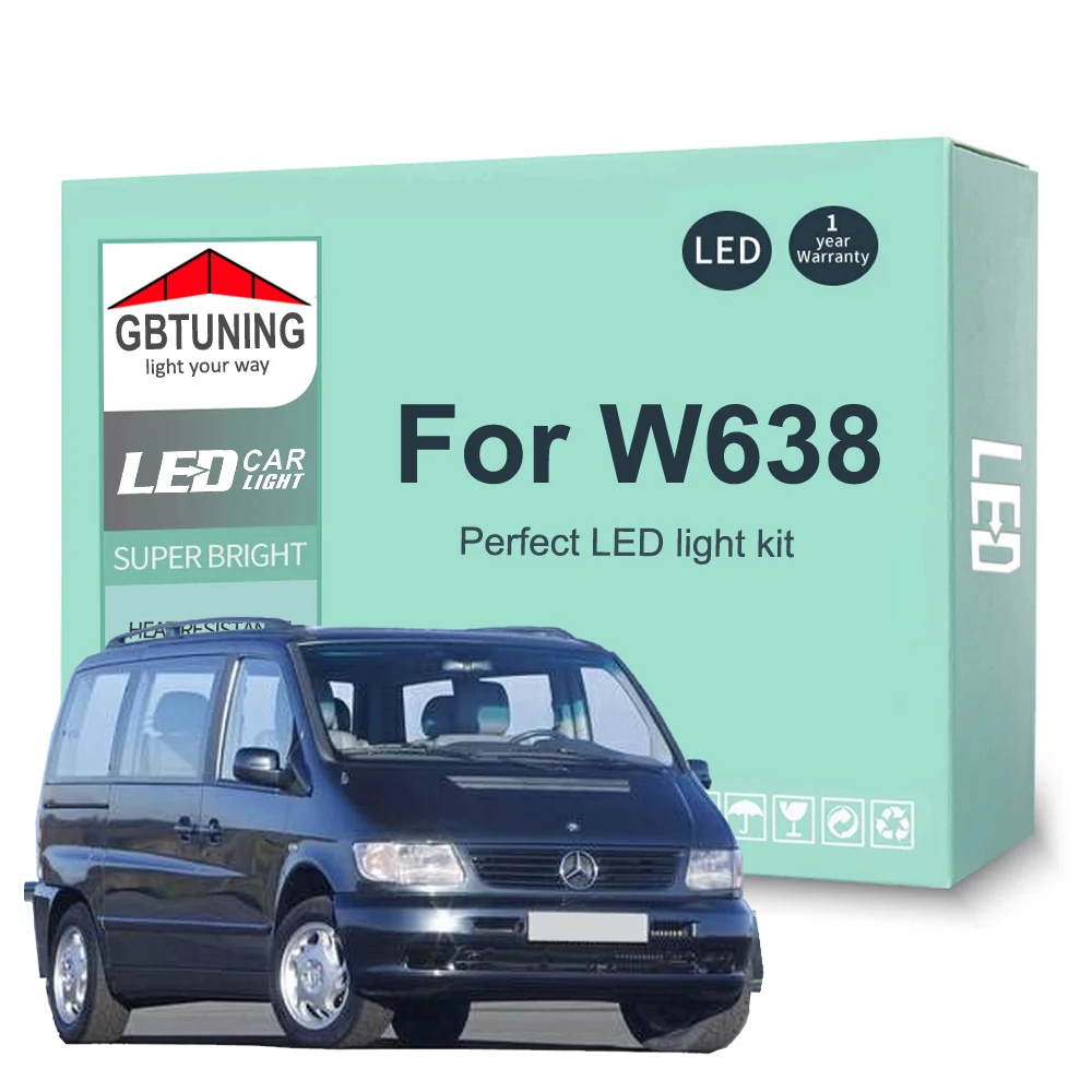 Bombillas LED CANbus interiores para Mercedes-Benz Clase V W638