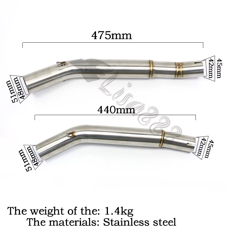 Tubo intermedio de escape Suzuki Hayabusa GSX1300R 2008-2018 - imagen 2
