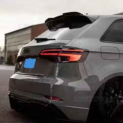 Labio de alerón trasero Audi A3/S3 2014-2020 en ABS