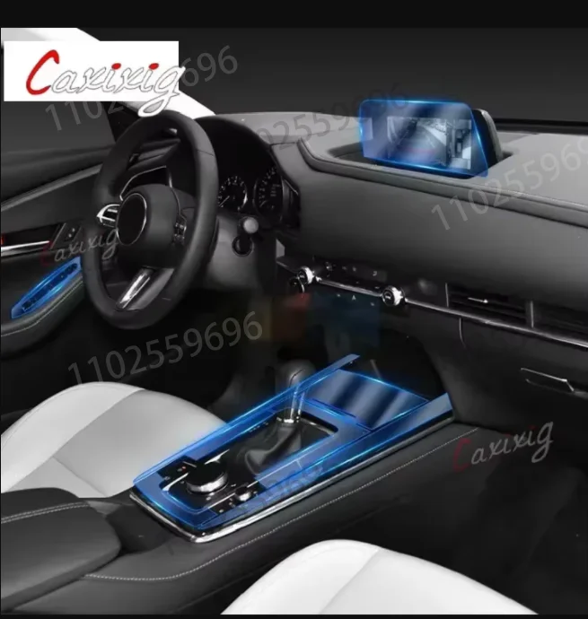 Película protectora de TPU para consola central Mazda CX-30 2020-2022 - imagen 4