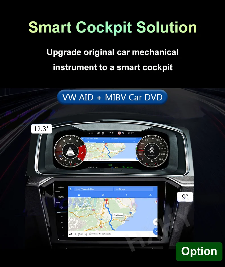 Panel de velocidad digital en acción