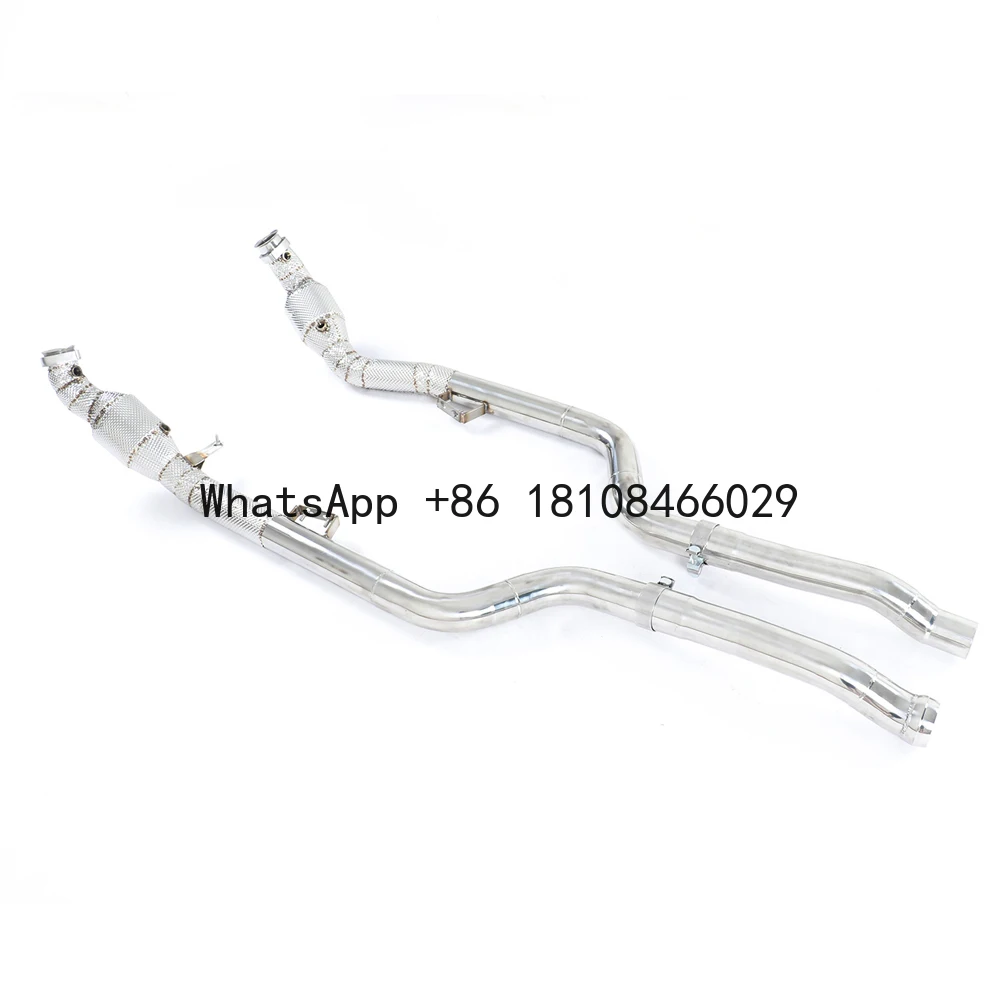 Tubo de escape para Mercedes-Benz CLS63 AMG - Tubo de bajada sin gato de acero inoxidable