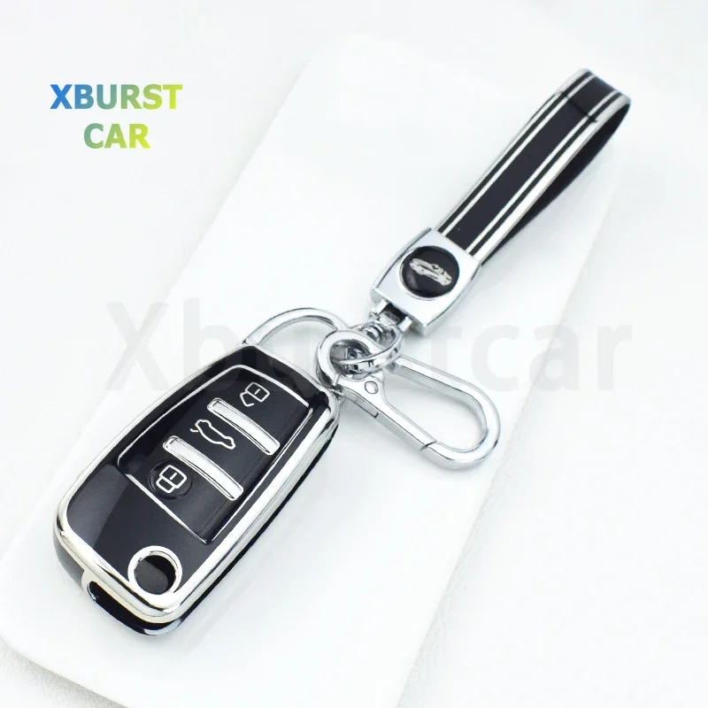 Funda TPU para llave Audi - carcasa protectora ergonomica A1, A3, A4 - imagen 2