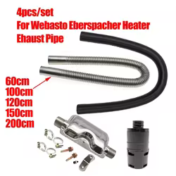 Silenciador escape Webasto Eberspächer para calefactor diésel 24 mm