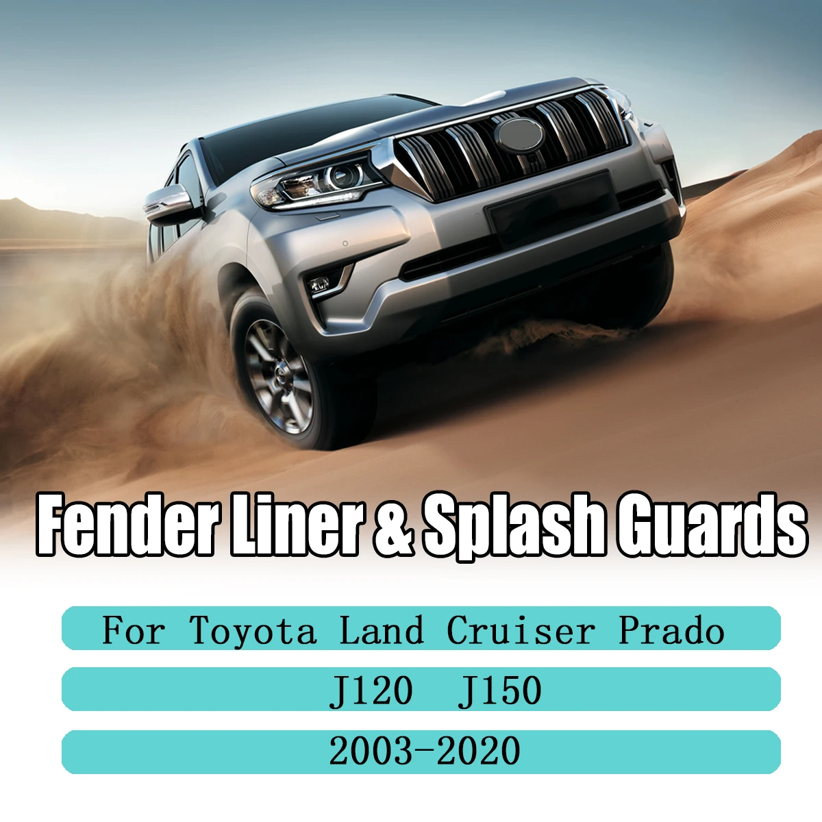 Protector guardabarros Toyota Land Cruiser Prado 2003-2020 - imagen 5