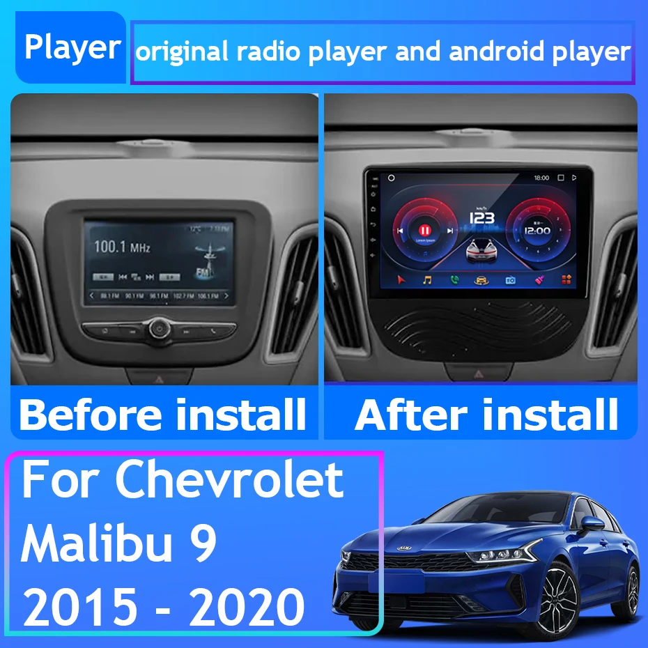 Radio GPS Android 5G para Chevrolet Malibu 2015-2020 - imagen 2