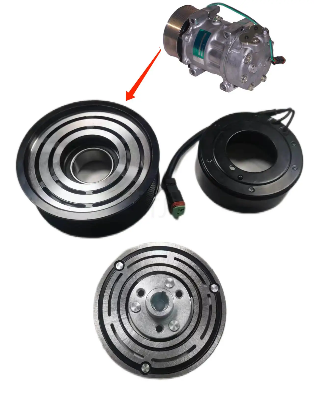 OEM 2492746 Correa compresor aire acondicionado Scania camión