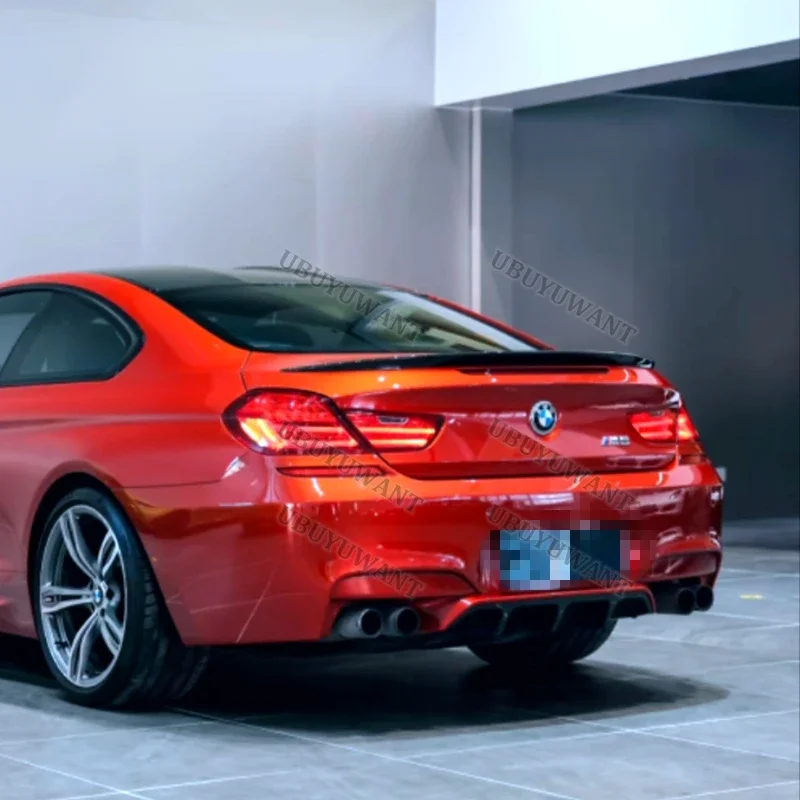 Spoiler trasero carbono divisor negro BMW M6 F12 F13 2011-2018 - imagen 3