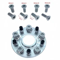Tornillos cortos para adaptadores de rueda M12/M14, rosca 1,25/1,5