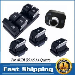 Interruptor elevalunas 8KD959851 cromado – Audi A4/A5/Q5 B8