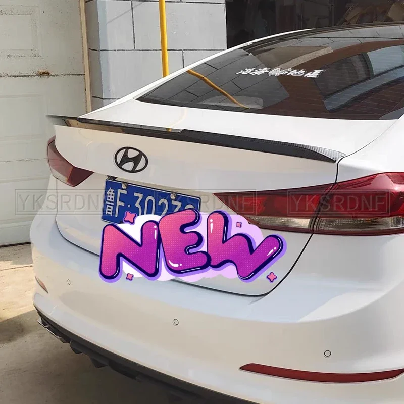 Alerón trasero de ABS imprimado para Hyundai Elantra 2017 - imagen 2