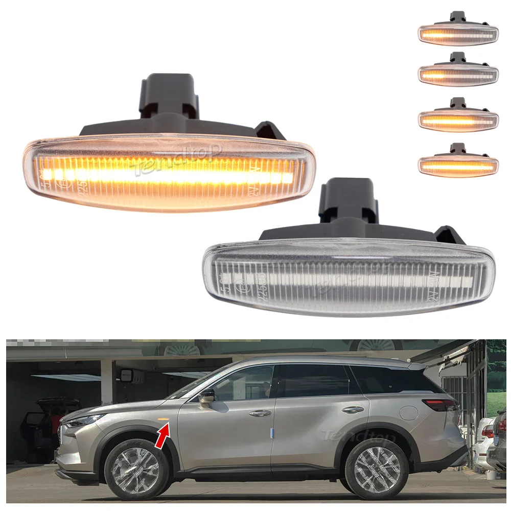 Infiniti intermitente dinámico LED lateral EX FX G Q QX M JX - imagen 5