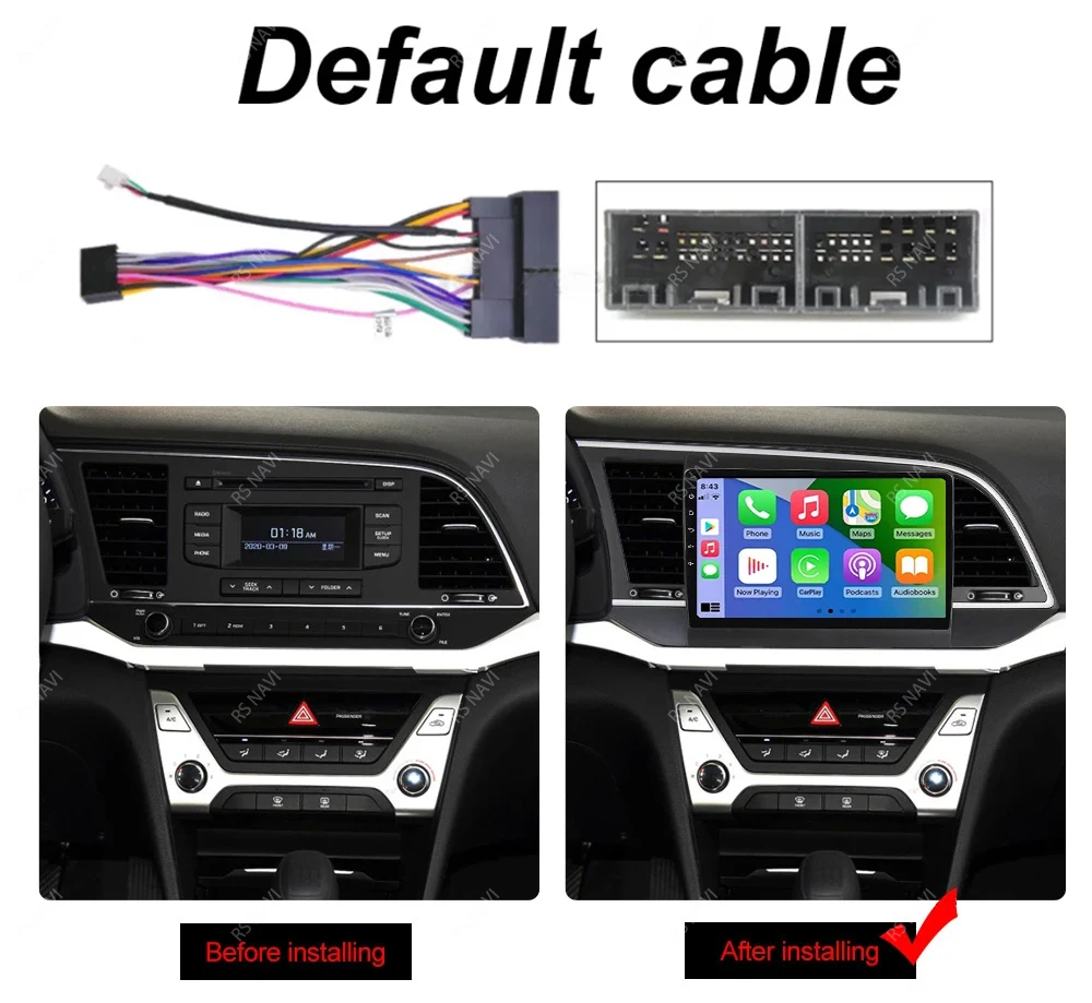Reproductor 2DIN para Hyundai Elantra 2016-2020