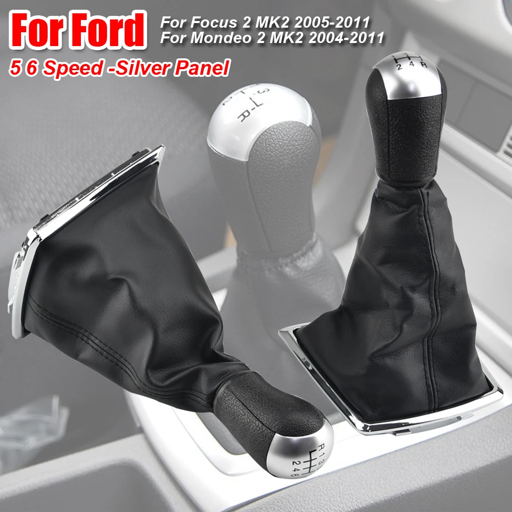 Pomo de cambio 5 velocidades con funda para Ford Focus II 2005-2011