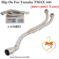 Slip-on Yamaha TMAX 500 silenciador con tubo de escape 2001-2007