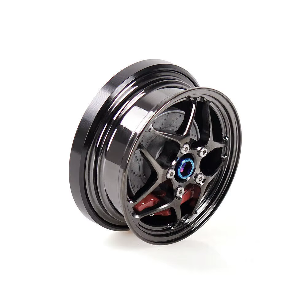 Tapón de llenado de aceite de aluminio negro para Honda Civic y Acura - imagen 3