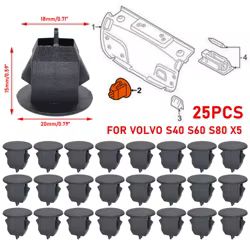 Volvo original clip cierre maletero para S40, S60 y S80