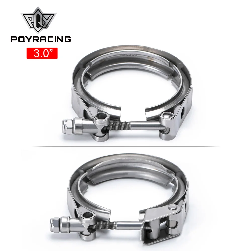 3" ACERO INOXIDABLE 304 TURBO/INTEROOLER/DOWNPIPE/TUBO DESCUBIERTO NORMAL O RELEASE RÁPIDA Abrazadera de banda en V VCN3/VCQ3