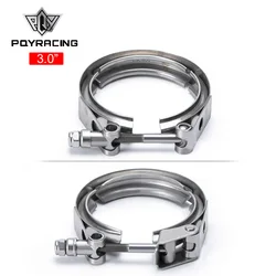 Abrazadera V-banda 3" acero 304 para turbo e intercooler