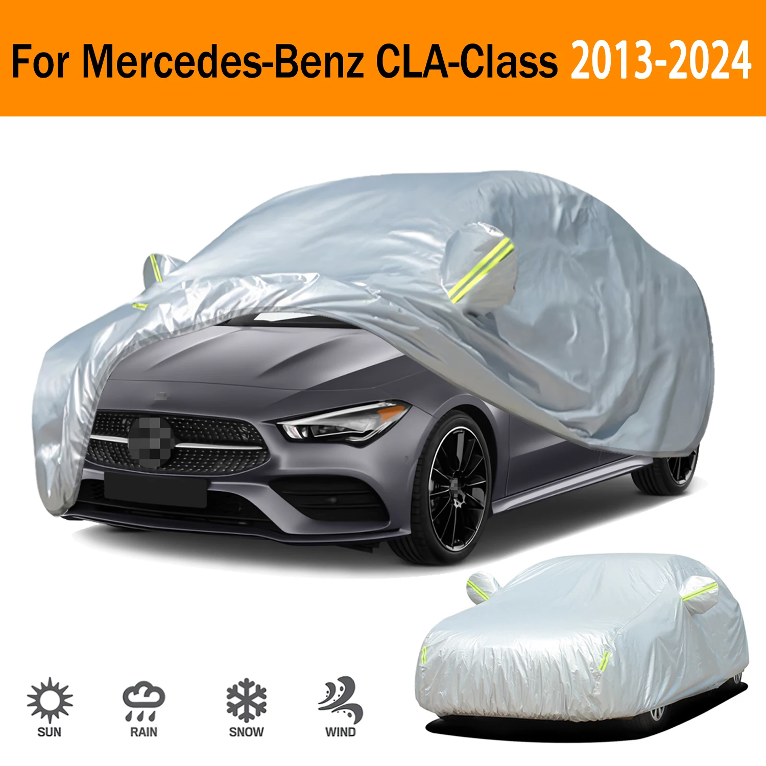 Funda coche Mercedes-Benz CLA 2013-2024 protección solar y polvo