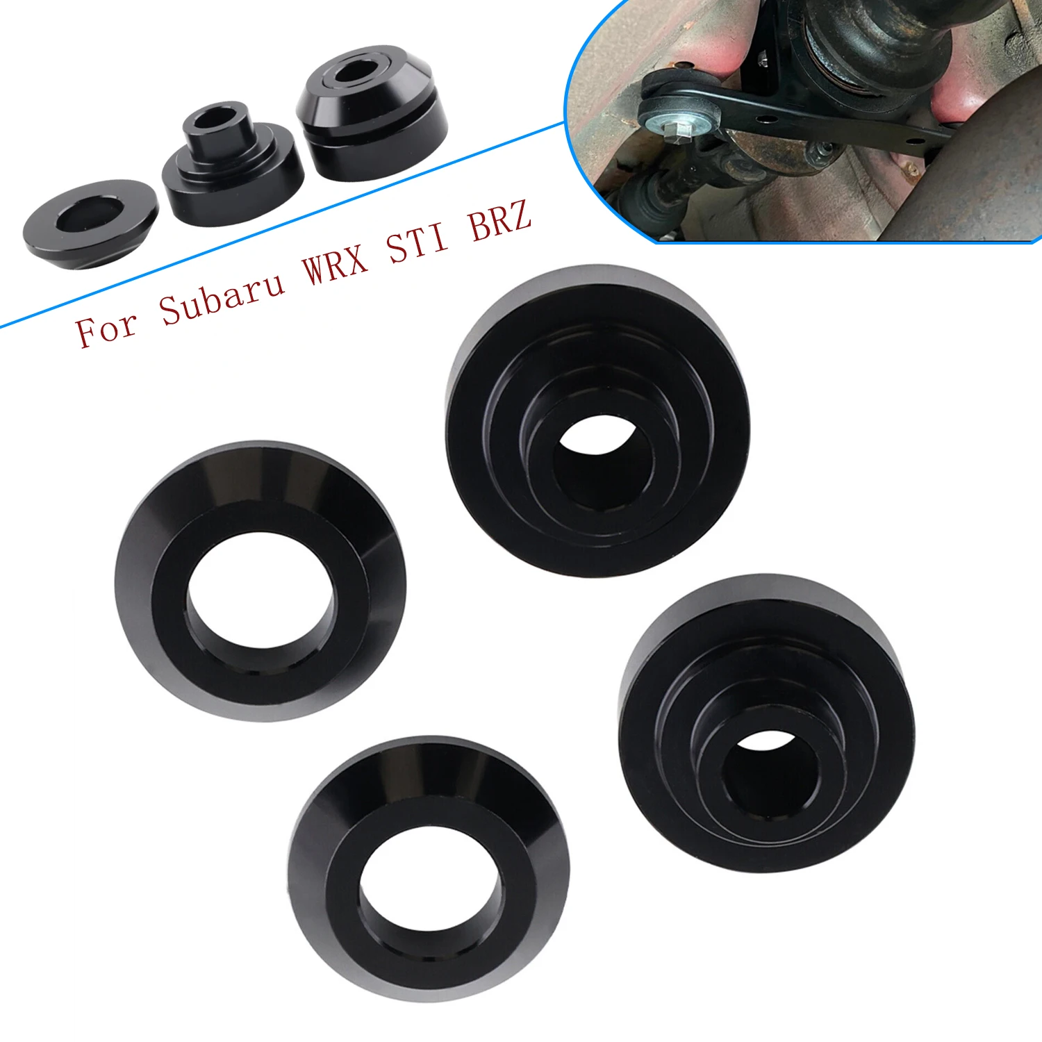 Buje transmisión aluminio Subaru WRX STI BRZ
