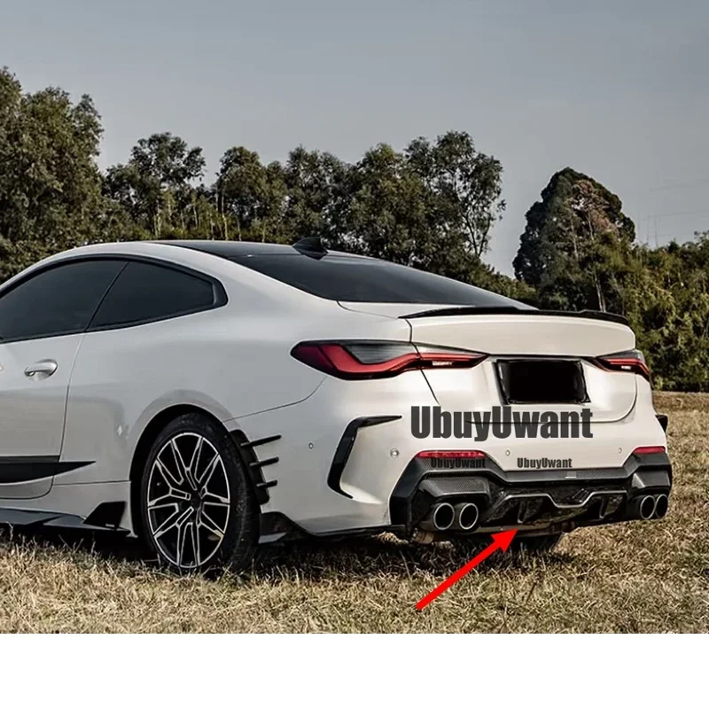 Para G22 G23 parachoques de fibra de carbono Real difusor de coche divisor de parachoques cubierta delantal embellecedor para BMW M440i m-tech 2020 + - imagen 3