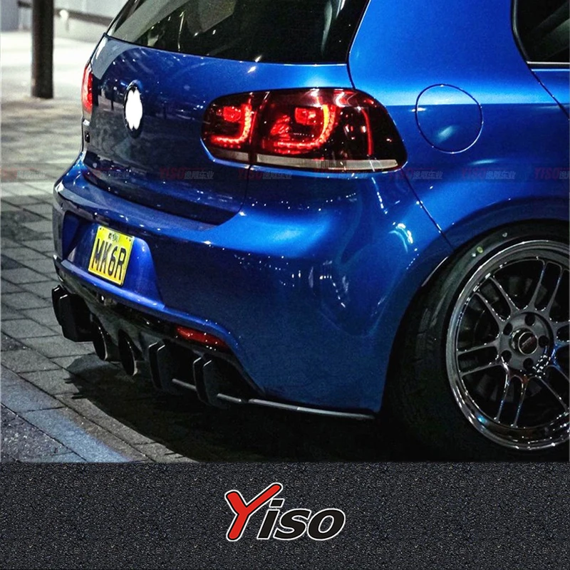 Difusor trasero fibra carbono FLUX para Golf 6 GTI R20 - imagen 5