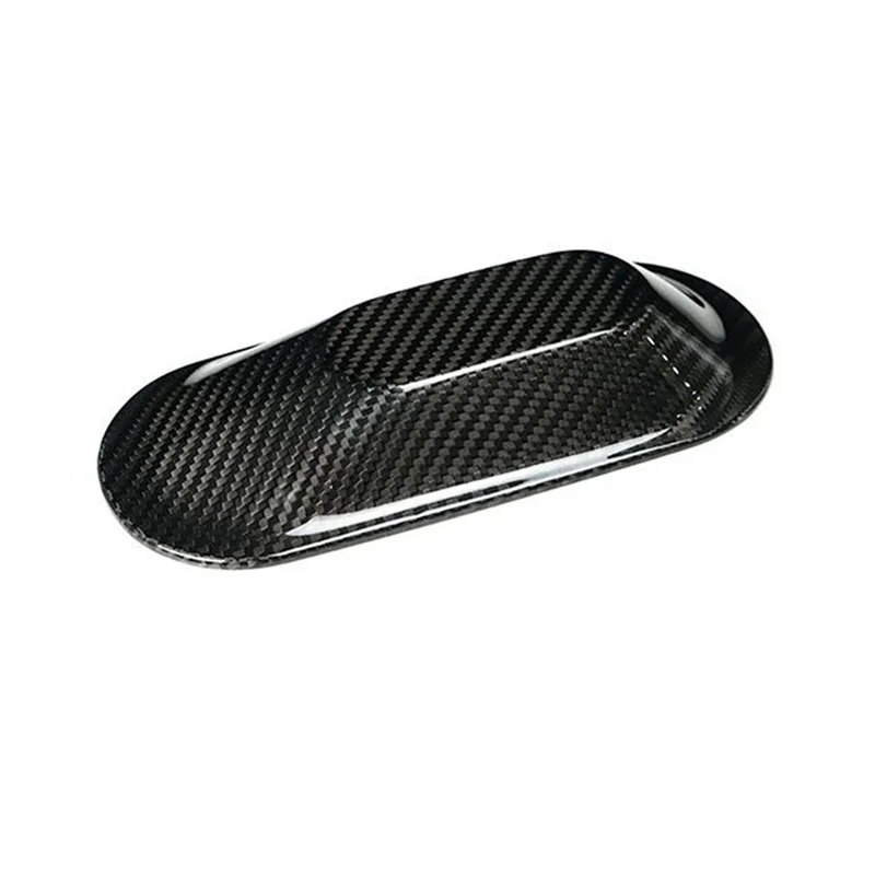 Cubre antena tiburón fibra de carbono seco para Mini Cooper eléctrico