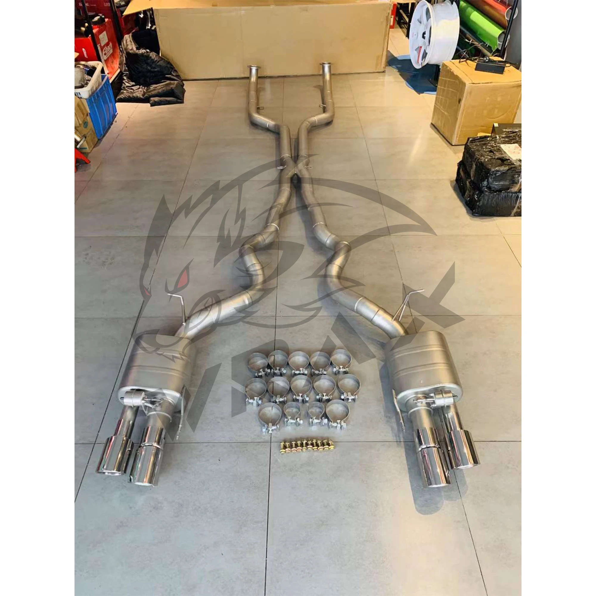 Escape Catback de acero inoxidable 304 con válvula para BMW M5 F10 - imagen 5