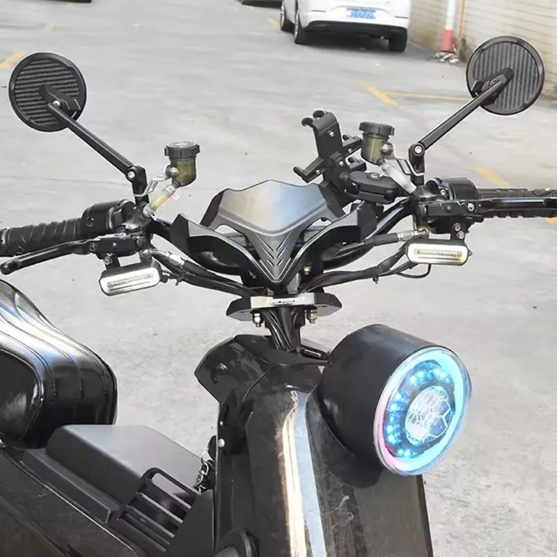 Retrovisor convexo lateral universal para moto - imagen 3