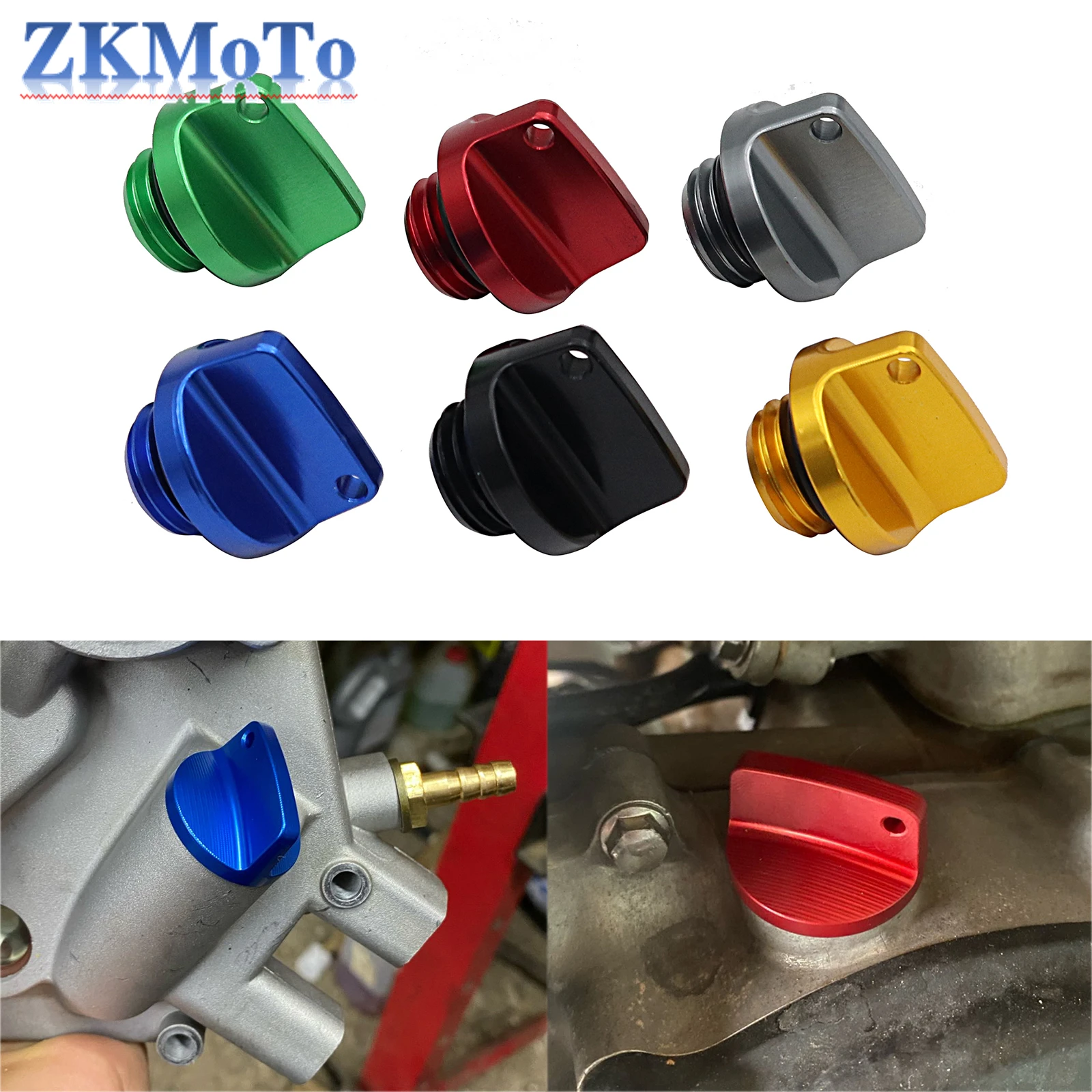 Tapón de llenado de aceite de aluminio CNC para motocic