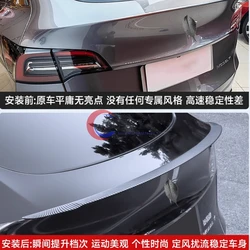 Alerón trasero carbono ABS Tesla Model 3 Performance – kit tuning