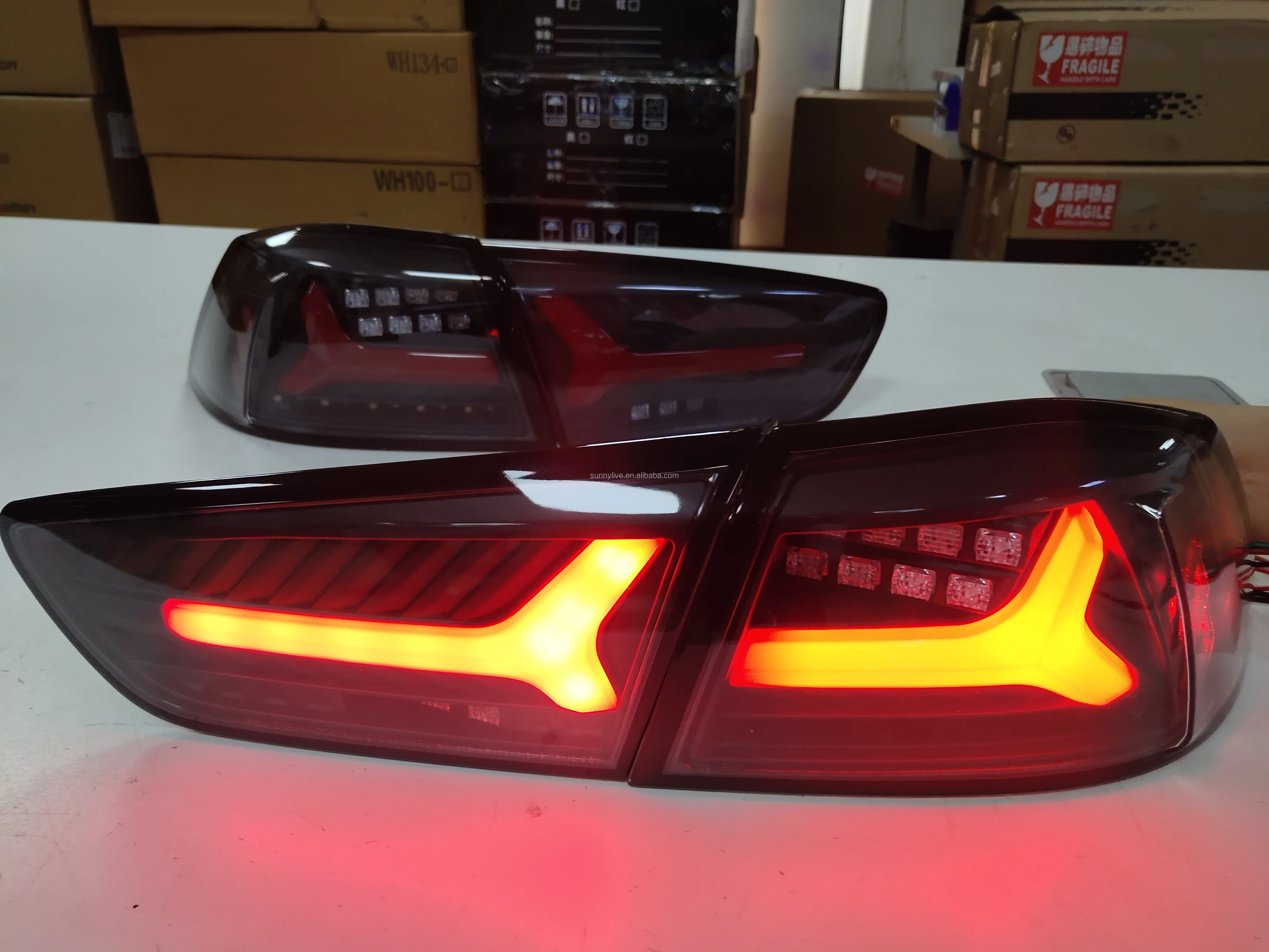 Detalle de los LED internos