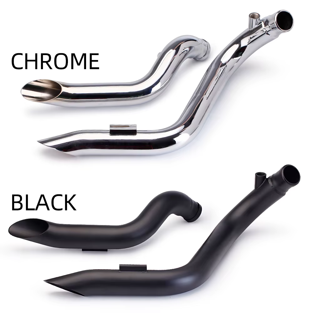 Escape personalizado para moto con control delantero – Harley Sportster - imagen 5