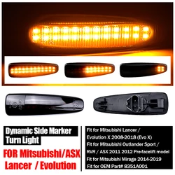 Intermitente LED dinámico lateral Mitsubishi Lancer Evo X 2014