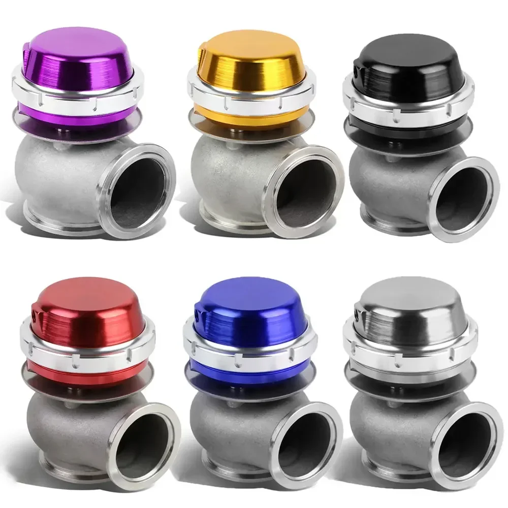 Válvula wastegate externa turbo universal con brida V y abrazadera - imagen 4