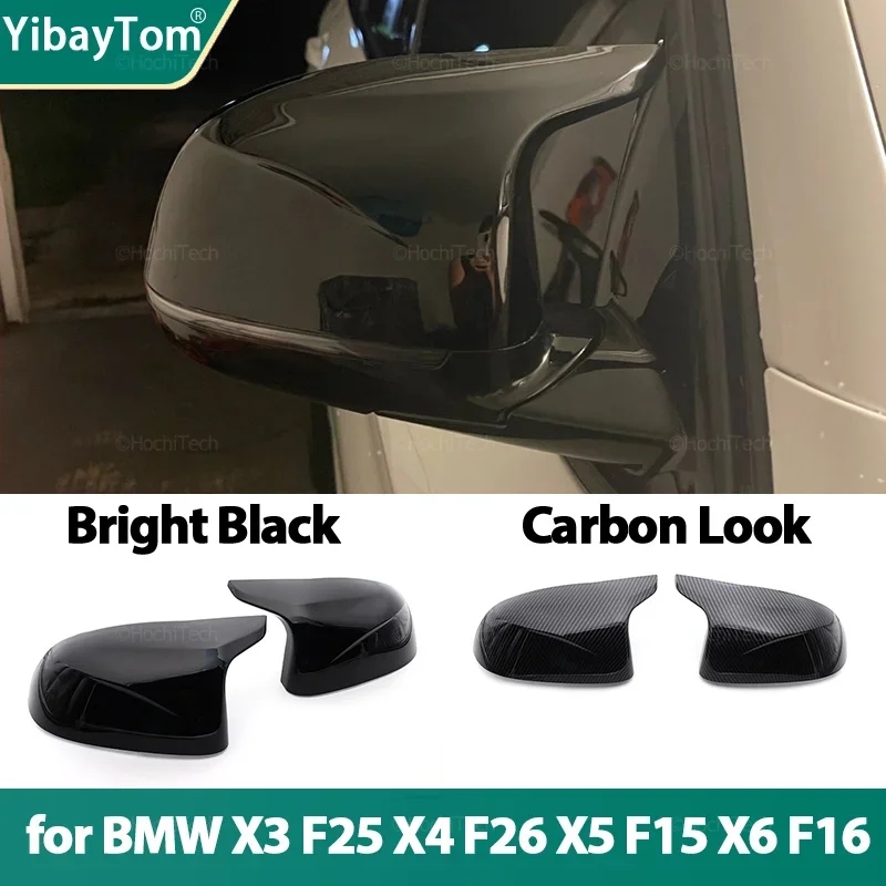 Carcasas de retrovisor efecto fibra de carbono BMW X3, X4, X5 y X6