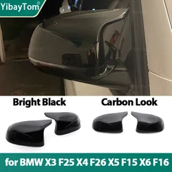 Carcasas de retrovisor efecto fibra de carbono BMW X3, X4, X5 y X6