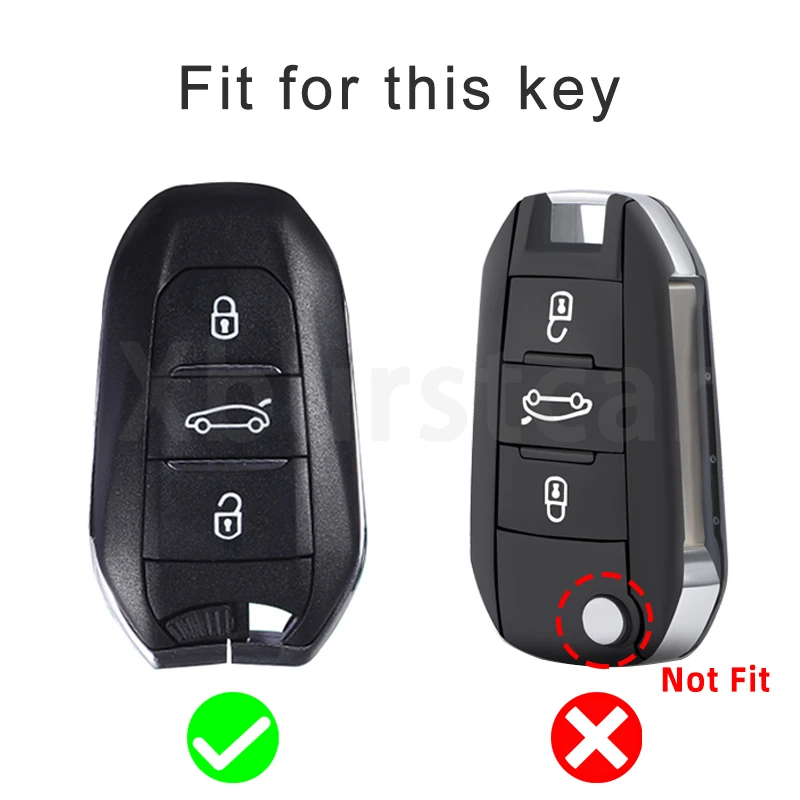 Carcasa Fob para Peugeot y llaves