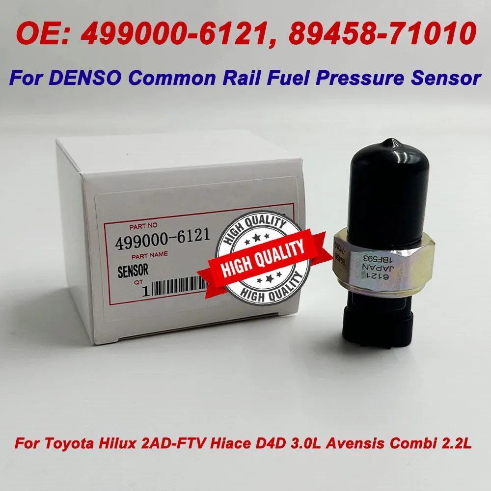 DENSO 4990006121 Sensor presión combustible - Hilux 2AD-FTV Hiace D4D